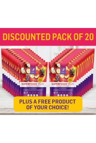20 x Superfoods Plus MEGA Family Pack + a FREE product of your choice! - Limited time offer!